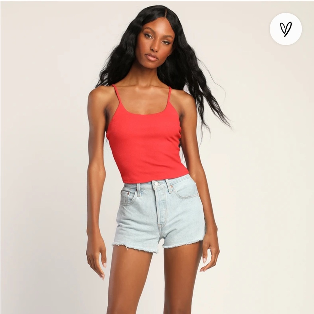 💋❤️Lulu’s Try Something New Ribbed Cami❤️💋 - Picture 2 of 10